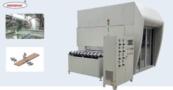 स्टील प्लेट के लिए,कैल्शियम सिलिकेटबोर्ड 4.6KW पावर सप्लाई स्प्रे कोटिंग मशीन लंबे समय तक चलने वाली कोटिंग के लिए आकार अनुकूलित