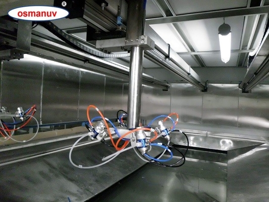 स्टील प्लेट के लिए,कैल्शियम सिलिकेटबोर्ड 4.6KW पावर सप्लाई स्प्रे कोटिंग मशीन लंबे समय तक चलने वाली कोटिंग के लिए आकार अनुकूलित