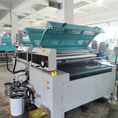 ग्लास बोर्ड दरवाजा लकड़ी के एक्रिलिक के लिए उच्च गति दो रोलर्स कोटिंग मशीन