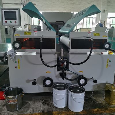ग्लास बोर्ड दरवाजा लकड़ी के एक्रिलिक के लिए उच्च गति दो रोलर्स कोटिंग मशीन