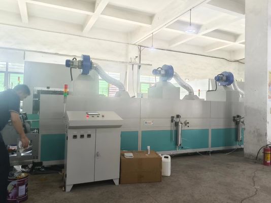 पेशेवर 400 मिमी स्क्रैप कोटिंग मशीन 0.1-10m/Min स्वचालित रिवाइंडिंग