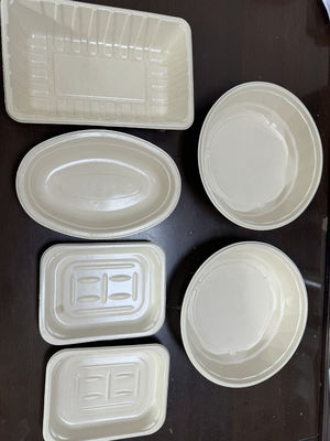 बैगास टेबलवेयर कोटिंग और सुखाने के लिए 12-स्टेशन पल्प मोल्डिंग स्पिन कोटिंग लाइन एकीकृत उत्पादन प्रणाली