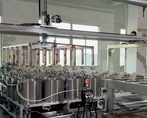 पल्स मोल्डिंग उत्पादों के लिए आंतरिक स्पिन कोटिंग लाइन - पूर्ण स्वचालित सटीक कोटिंग मशीन