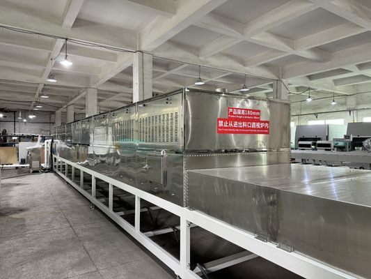 Industrial Microwave Drying Tunnel for Fruits, Herbs & Pulp Molding - High Efficiency Uniform Drying