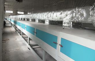 पल्स मोल्डिंग पैकेज के लिए भारी 28 मीटर प्राकृतिक गैस सुखाने की लाइन 24kw