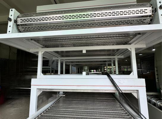 डबल लेयर प्राकृतिक गैस औद्योगिक सुखाने की मशीन स्टेनलेस स्टील पंचिंग चेन प्लेट बेल्ट के लिए पल्स मोल्ड बोतल टेबलवेयर उच्च अंत औद्योगिक पैकेज