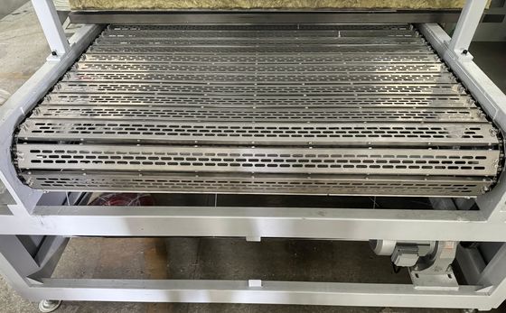 डबल लेयर प्राकृतिक गैस औद्योगिक सुखाने की मशीन स्टेनलेस स्टील पंचिंग चेन प्लेट बेल्ट के लिए पल्स मोल्ड बोतल टेबलवेयर उच्च अंत औद्योगिक पैकेज