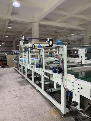 रोल-टू-रोल निरंतर डॉक्टर ब्लेड कोटिंग लाइन अनुकूलन योग्य वेब चौड़ाई तनाव नियंत्रण और उच्च मोटाई एकरूपता के साथ