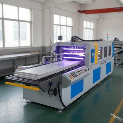 380V 80 मिमी मोटी स्वचालित लोड हो रहा है यूवी पेंटिंग मशीन कैल्शियम सिलिकेट का उपयोग करें