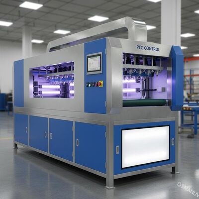 पीएलसी नियंत्रण प्रकाश के लिए 388KW स्प्रे यूवी कोटिंग मशीन
