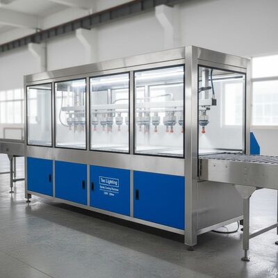 कन्वेयर सिस्टम टेक लाइटिंग 380V 28kw . के साथ स्प्रे कोटिंग मशीन