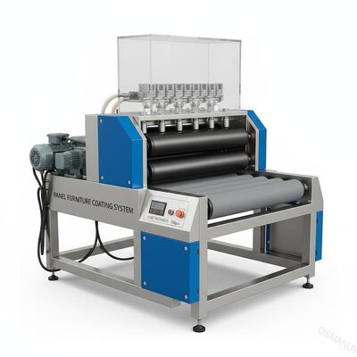 पैनल फर्नीचर के लिए एसी 110V 100 मिमी मोटी रोलर कोटिंग उपकरण