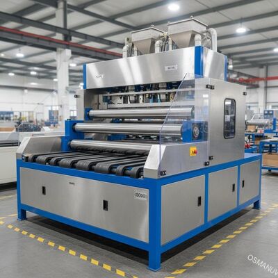 ISO9001 चौड़ाई 1320mm प्लास्टिक धातु तीन रोल कोटिंग मशीन