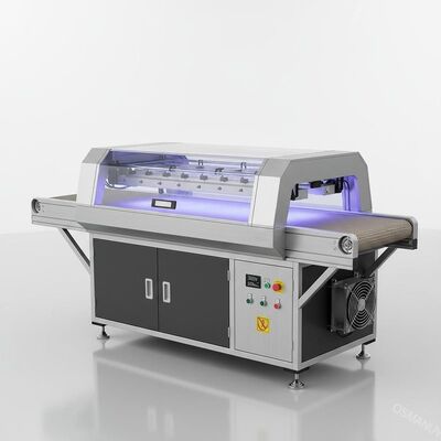 गर्मी अपव्यय लाइट यूवी इलाज कन्वेयर सिस्टम 380V 50 हर्ट्ज 400 मिमी