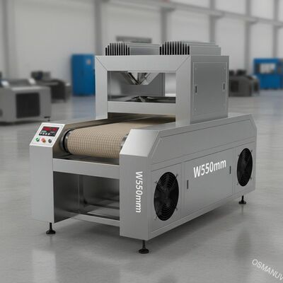6.8KW W550mm कन्वेयर बेल्ट यूवी इलाज मशीन एयर कूलिंग सिस्टम
