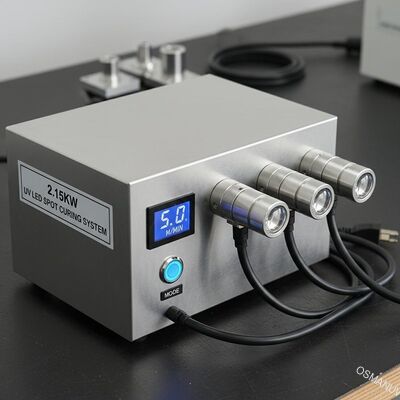 5 एम / मिनट 2.15KW यूवी एलईडी स्पॉट इलाज प्रणाली 1.5 कोल्ड रोल्ड प्लेट्स के साथ