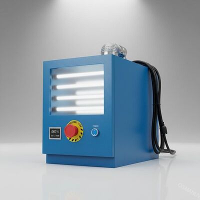 380V 50 हर्ट्ज ब्लू 55KW यूवी लाइट क्योरिंग सिस्टम इमरजेंसी स्विच