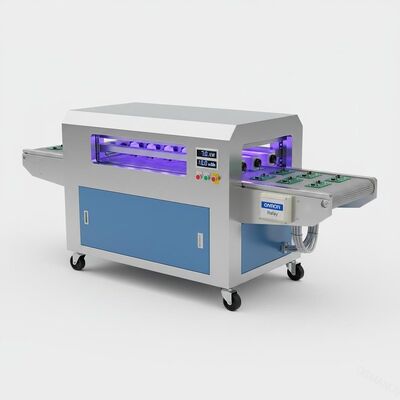 सर्किट बोर्डों के लिए 7KW 10 मीटर / मिन ओमरॉन रिले यूवी इलाज मशीन