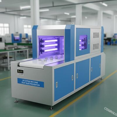 8 मीटर / मिनट एसी 220V 4.8KW यूवी इलाज मशीन धूल जंग की रोकथाम