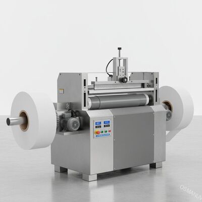 पेशेवर 400 मिमी स्क्रैप कोटिंग मशीन 0.1-10m/Min स्वचालित रिवाइंडिंग