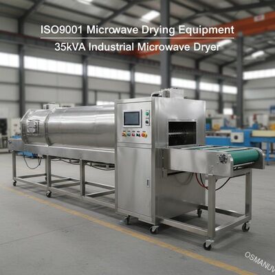 आईएसओ9001 माइक्रोवेव सुखाने का उपकरण 35kVA औद्योगिक माइक्रोवेव सुखानेवाला