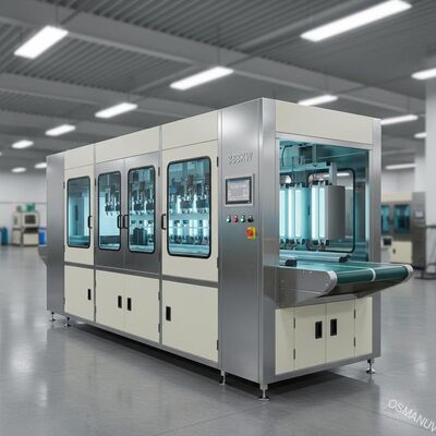 पीएलसी कंट्रोल लाइट 50-100 मीटर / मिनट के लिए 388KW स्प्रे यूवी कोटिंग मशीन
