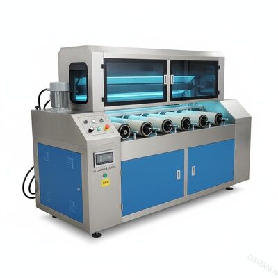10 मी / मिनट यूवी रोलर कोटिंग मशीन, 3KW यूवी कोटिंग और इलाज मशीन