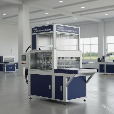 380kw परदा कोटिंग मशीन, 20 मीटर / मिनट डेस्कटॉप शावर कोटर