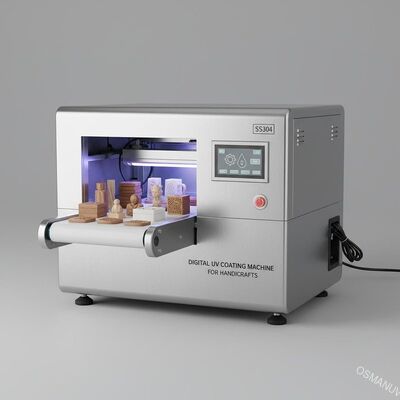 हस्तशिल्प के लिए डिजिटल SS304 यूवी कोटिंग मशीन