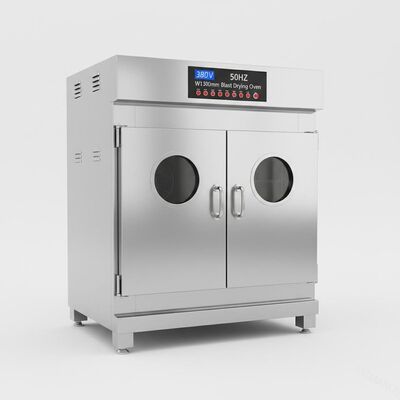 380V 50 हर्ट्ज दो दरवाजा लगातार तापमान ओवन, W1300Mm ब्लास्ट सुखाने ओवन
