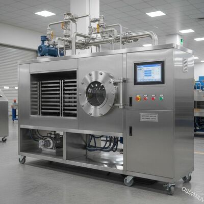 पीएलसी 50KW माइक्रोवेव वैक्यूम सुखाने उपकरण 380V कुशल वैक्यूम माइक्रोवेव सुखानेवाला