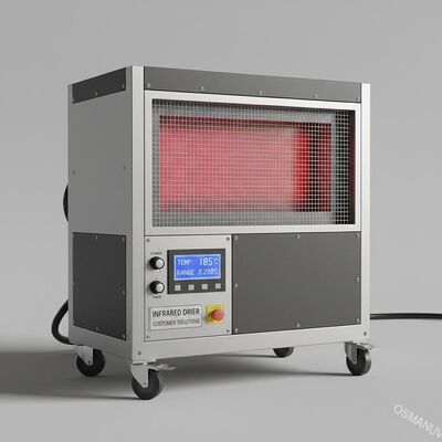 ग्राहक आवश्यकताओं के लिए 0-200C ताप तापमान के साथ इन्फ्रारेड ड्रायर