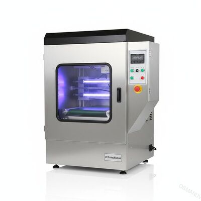 500*600*1000 मिमी के आयामों और AC220V/50HZ की बिजली की आपूर्ति के साथ यूवी क्यूरिंग मशीन