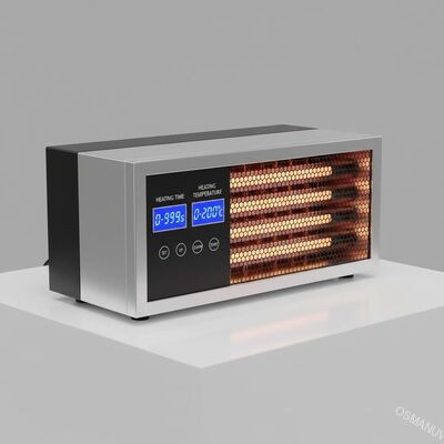 हीटिंग समय 0-999s और हीटिंग तापमान 0-200C इन्फ्रारेड ड्रायर
