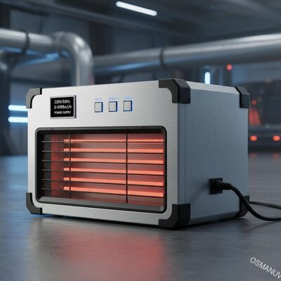 220V/50Hz इन्फ्रारेड हीटिंग डिवाइस 0-9999m3/h वायु मात्रा और बिजली की आपूर्ति के साथ