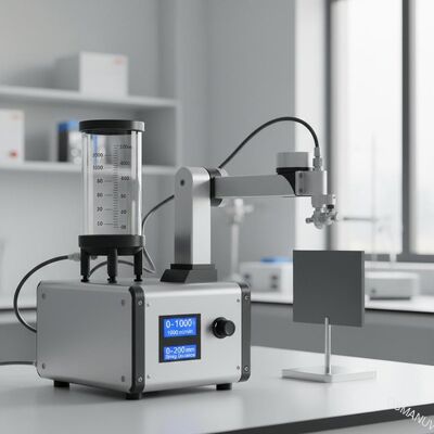 0-1000ml/min और 0-200mm के लिए स्प्रे कोटिंग मशीन के साथ स्प्रे दूरी