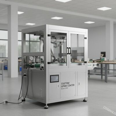 AC220V/50HZ के आयामों और बिजली की आपूर्ति के साथ अनुकूलित स्प्रे कोटिंग मशीन