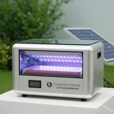 पर्यावरण के अनुकूल डिजाइन के साथ AC220V/50HZ पावर सप्लाई यूवी क्यूरिंग मशीन