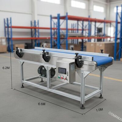 2m*0.6m*1.5m सटीकता कन्वेयर बेल्ट मशीन निरंतर कन्वेयर सिस्टम