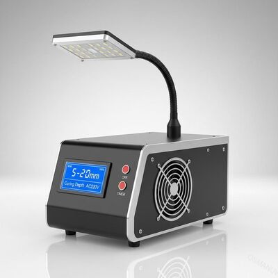 5-20mm कठोरता गहराई यूवी एलईडी कठोरता मशीन हवा ठंडा AC220V बिजली की आपूर्ति