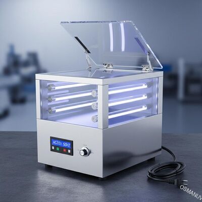 AC220V 50HZ बिजली की आपूर्ति स्टेनलेस स्टील उत्पादों के लिए यूवी उपचार मशीन