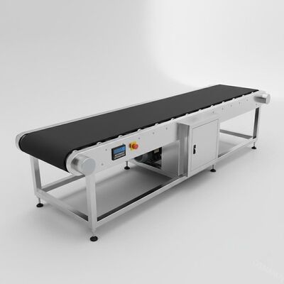 रबर बेल्ट स्वचालित संचालन के साथ 2m*0.6m*1.5m कन्वेयर बेल्ट मशीन