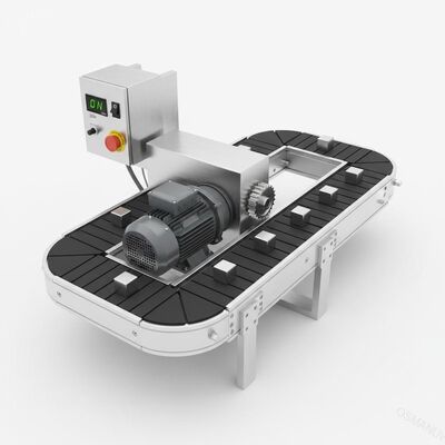 स्वचालित संचालन 220V कन्वेयर बेल्ट मशीन 1 के साथ प्रदर्शन के लिए