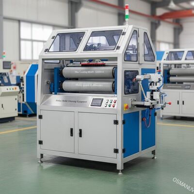 अधिकतम कोटिंग चौड़ाई 1000 मिमी रोलर गति 0-20m/min एनीलॉक्स रोलर सफाई उपकरण