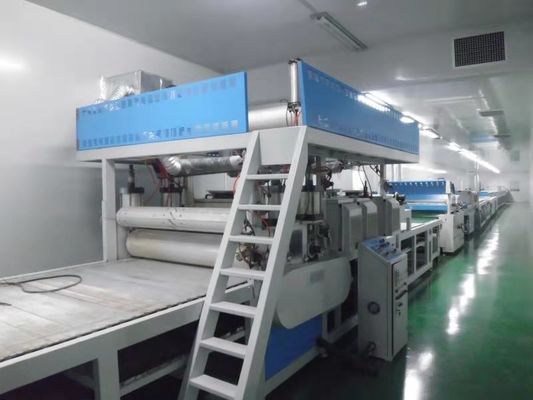 3 मी / मिन 850 मिमी ऊंचाई प्रेस रोटरी हीट ट्रांसफर मशीन रोल टू रोल