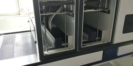 एल्यूमीनियम मिश्र धातु शरीर के साथ तापमान रेंज 0-50C के लिए 100W यूवी एलईडी उपचार मशीन