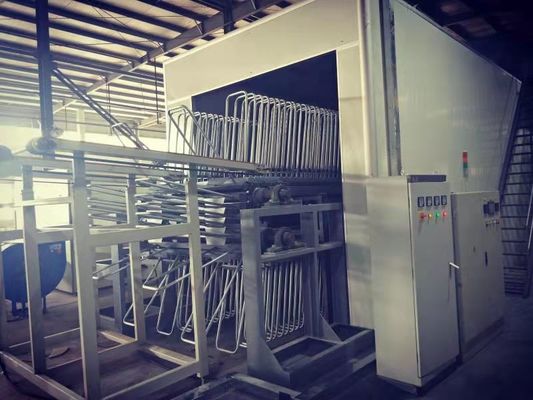 ओमरॉन इलेक्ट्रिक आई के साथ 30 मीटर फोल्ड ड्राई लाइन यूवी कोटिंग मशीन