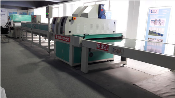 1.5 मिमी स्टील प्लेट 2.2KW कन्वेयर डिजिटल स्पॉट Uv रिवर्स रोल Coater