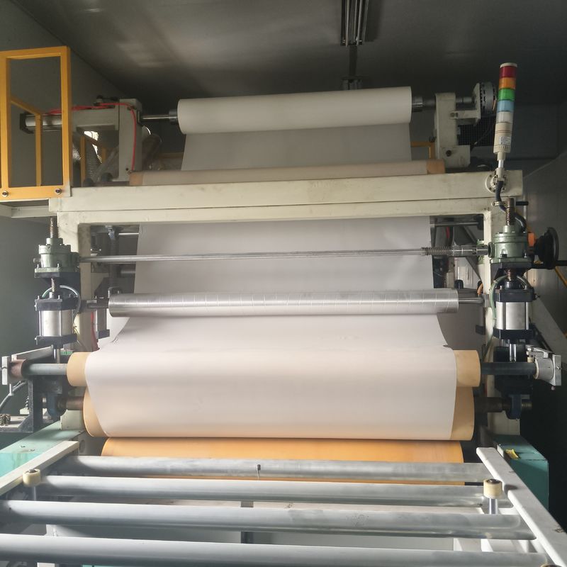 360-410V 50HZ वोल्टेज और 1-3 M/min गति के साथ प्रिंटिंग रोटरी हीट ट्रांसफर मशीन