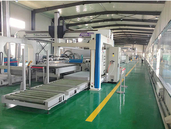 एमडीएफ बोर्ड 388kw यूवी लाइट क्योरिंग स्प्रे कोटिंग मशीन पीएलसी कंट्रोल कैल्शियम सिलिकेट बोर्ड